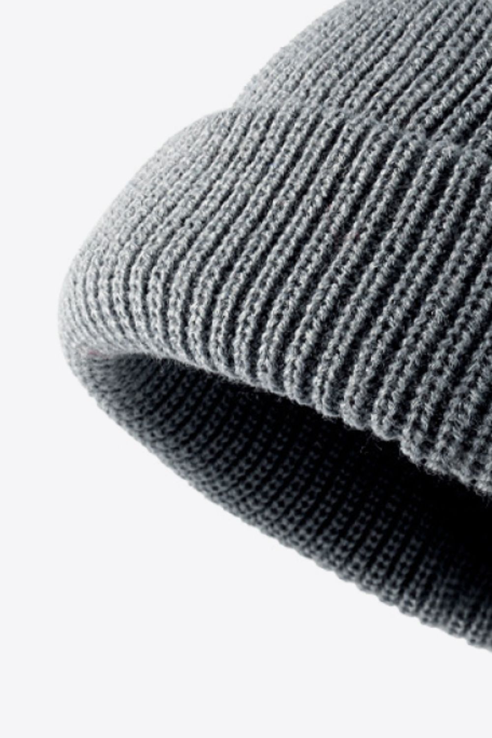 Calling For Winter Rib-Knit Beanie 