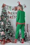 Full Size MERRY CHRISTMAS Graphic Top and Pants Lounge Set Lingerie & Nightwear