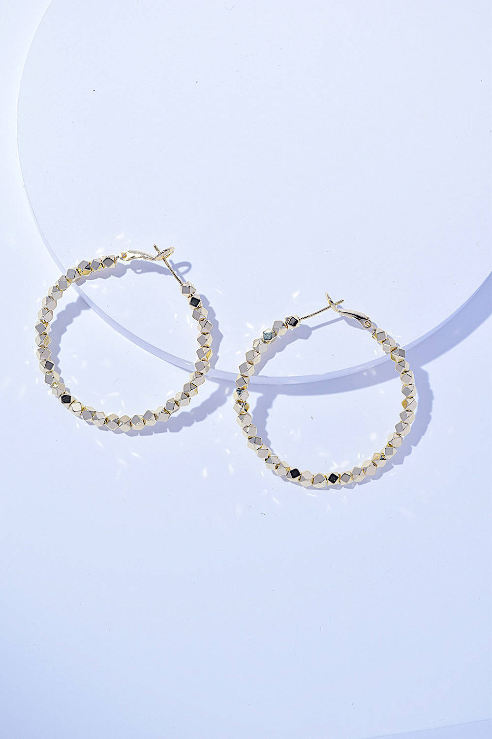 Alloy Hoop Earrings 