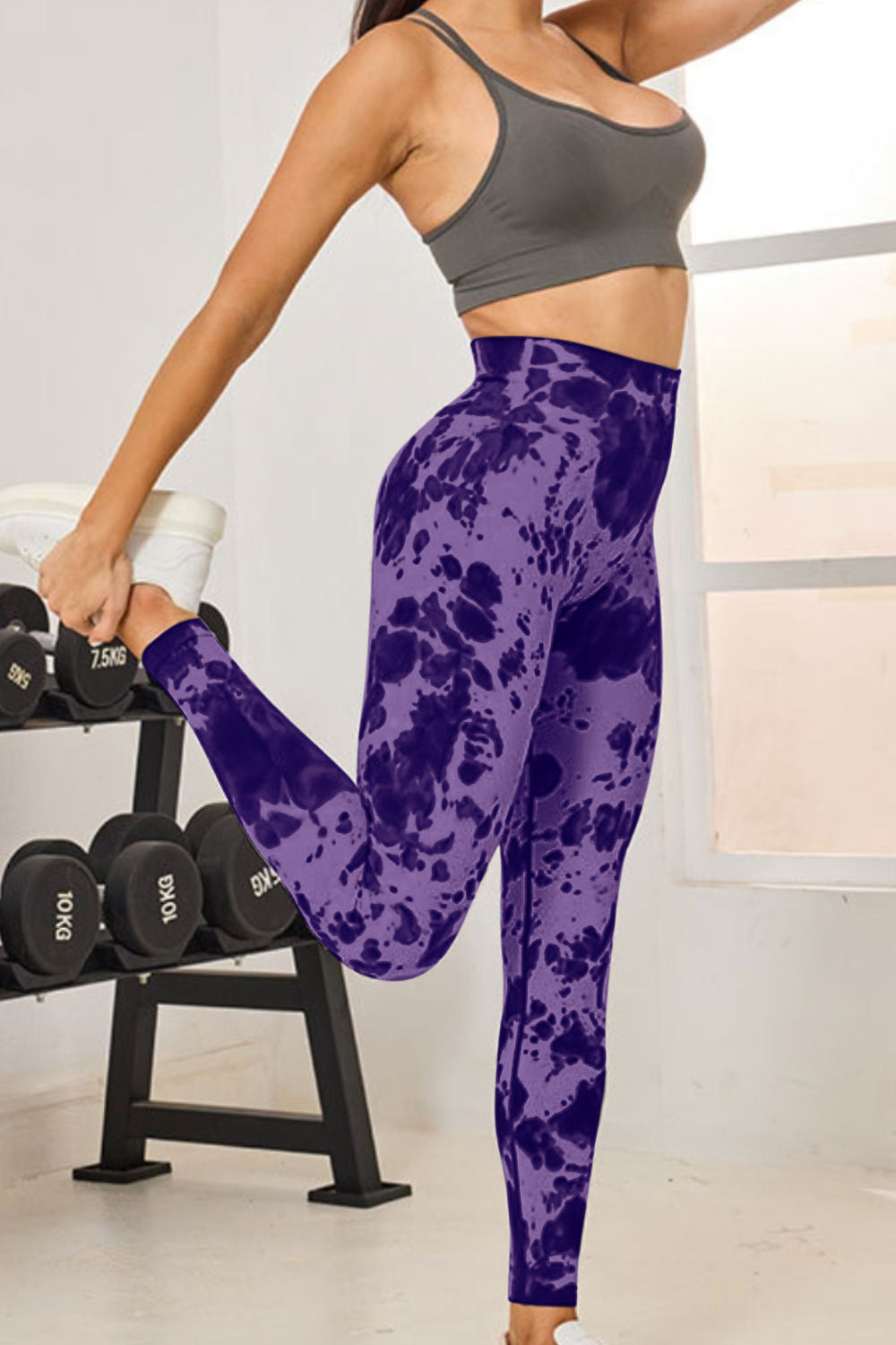 Tie-Dye High Waist Active Leggings 