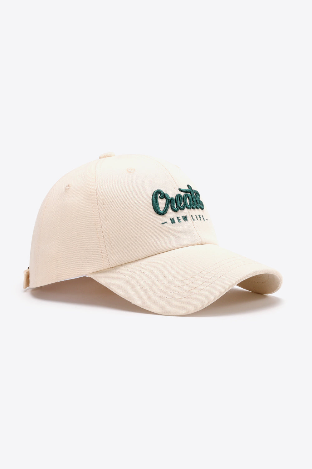 CREATE NEW LIFE Adjustable Cotton Baseball Cap 