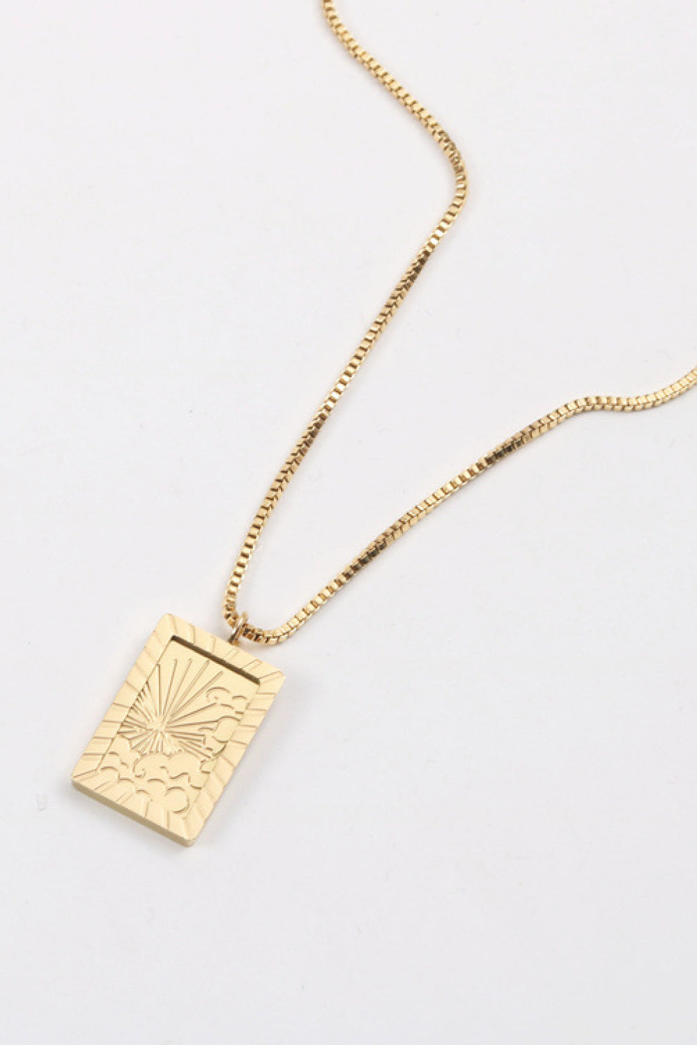 Stainless Steel 18K Gold-Plated Necklace 