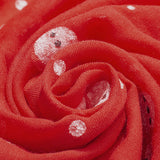Fringe Snowman Polyester Scarf 