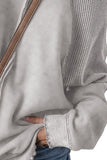Exposed Seam Long Sleeve Sweatshirt 
