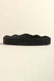 PU Leather Zinc Alloy Buckle Belt 