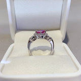 1 Carat Moissanite 925 Sterling Silver Ring 