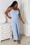Basic Bae Full Size Spaghetti Strap V-Neck Jumpsuit 