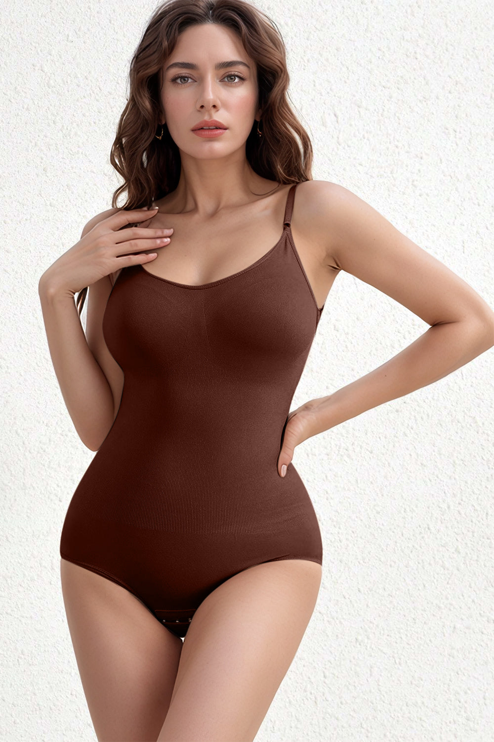 Basic Bae Full Size Scoop Neck Butt Lifting Bodysuit 