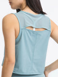 Millennia Round Neck Cropped Active Tank 