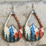 Teardrop Shape Dangle Earrings 
