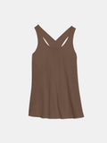 Crisscross Scoop Neck Active Tank 