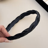 PU Leather Braided Hair Headband 