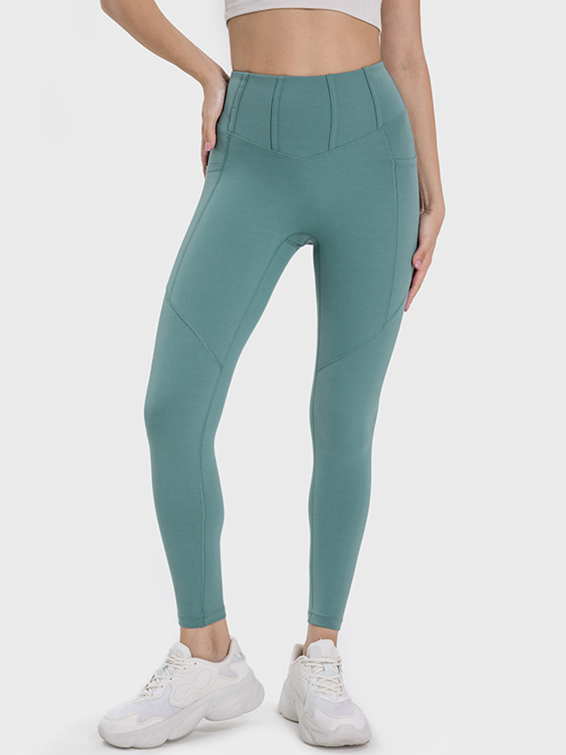 Millennia Pocketed High Waist Active Leggings 