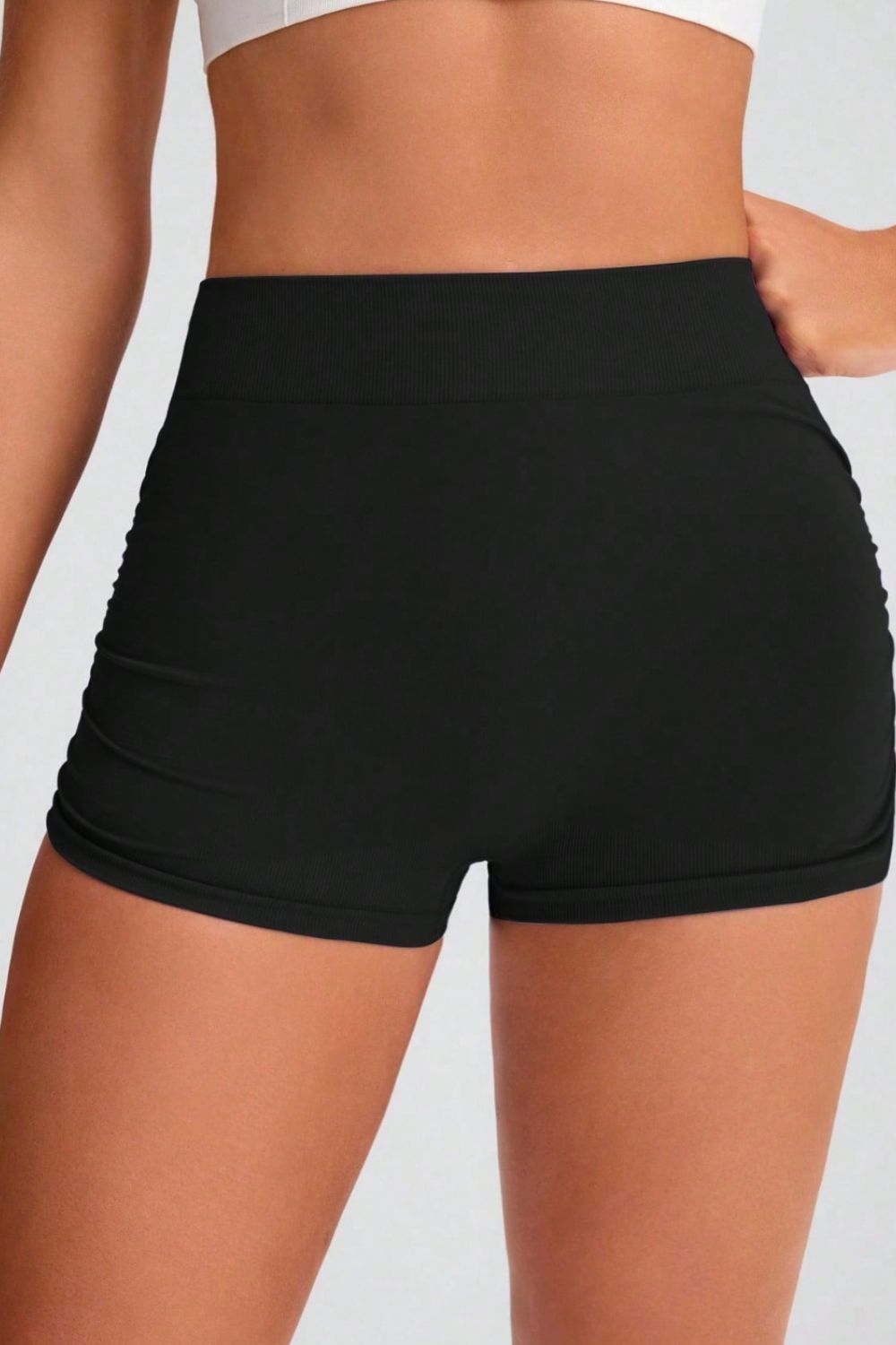 Elastic Waist Active Shorts 