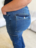 Judy Blue Full Size High Waist Cargo Jeans 