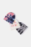 Tie-Dye Cuffed Rib-Knit Beanie Hat 