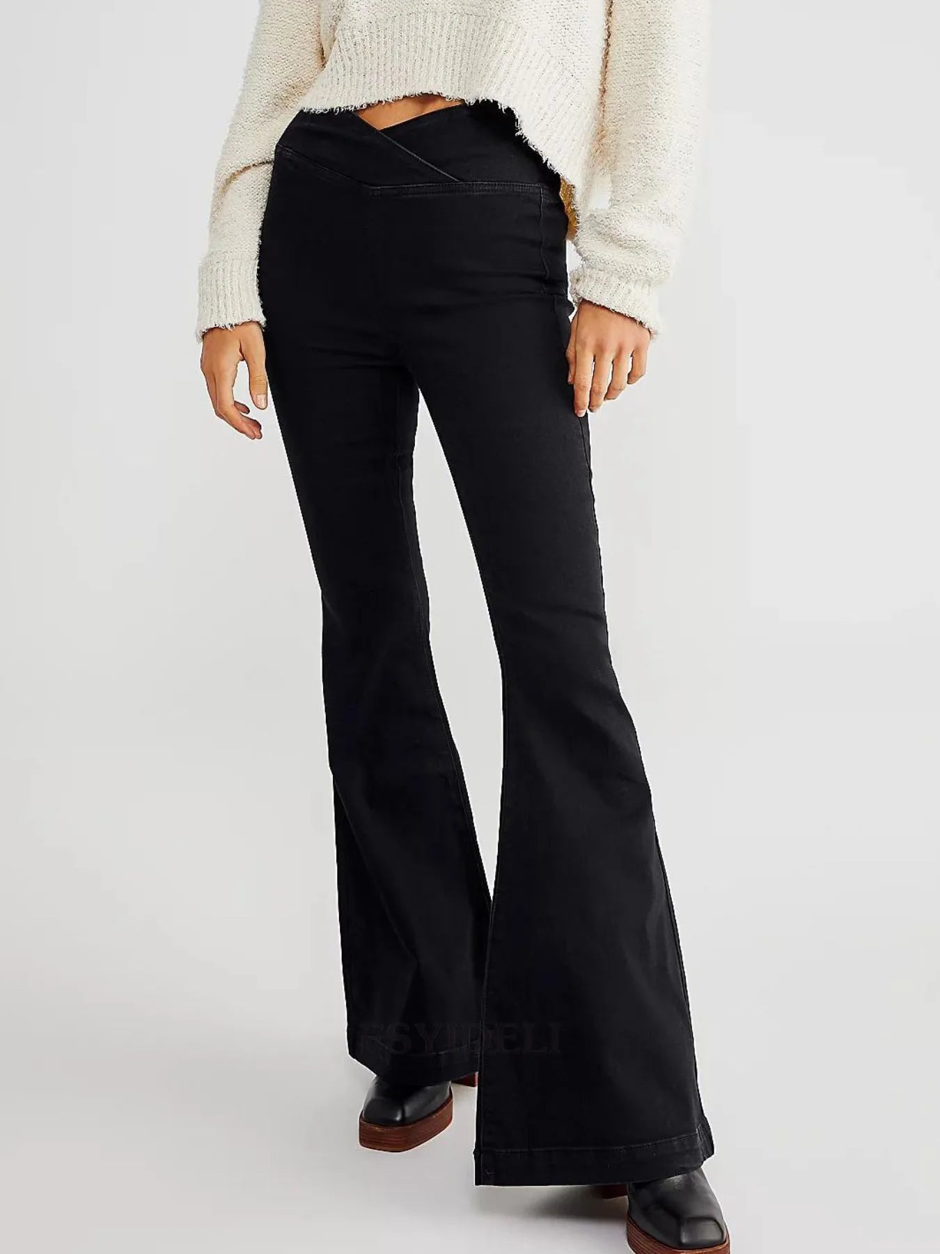 High Waist Flare Jeans 