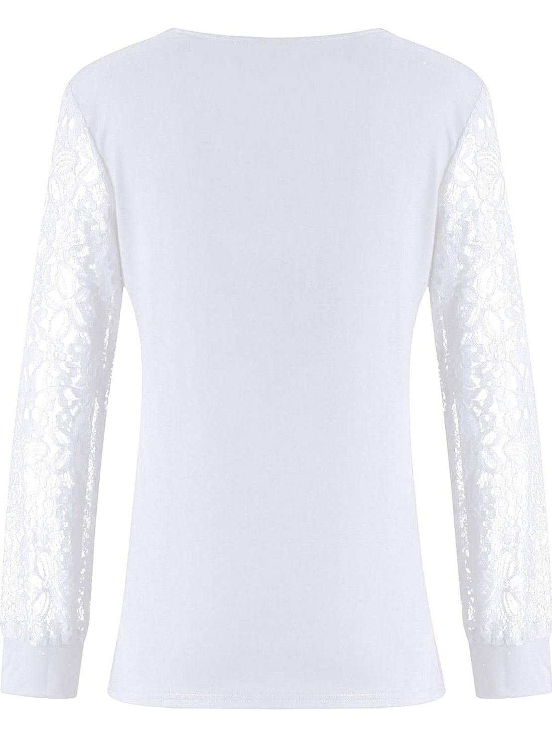 Full Size Lace Detail V-Neck Long Sleeve Blouse 