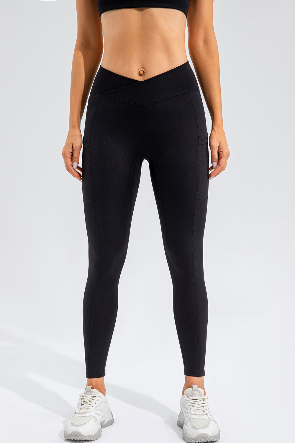 High Waist Active Leggings with Pockets 