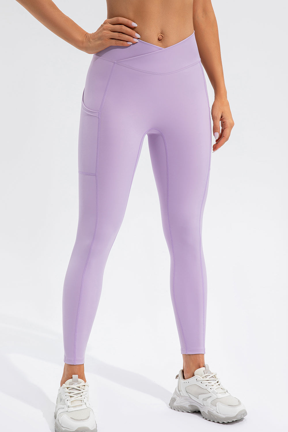 High Waist Active Leggings with Pockets 