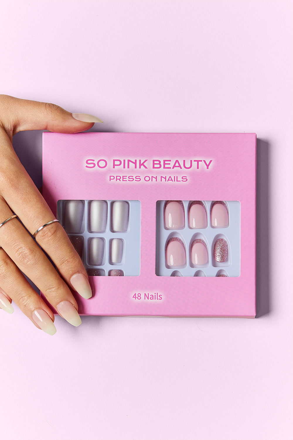SO PINK BEAUTY Press On Nails 2 Packs 
