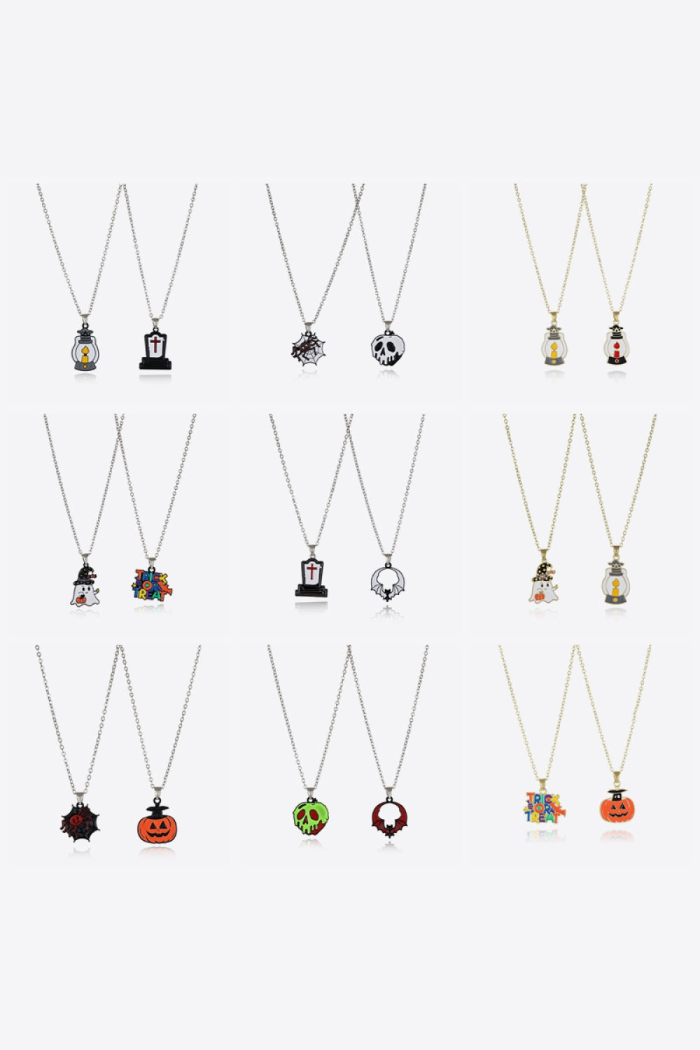 Two-Piece Halloween Theme Necklace Set 