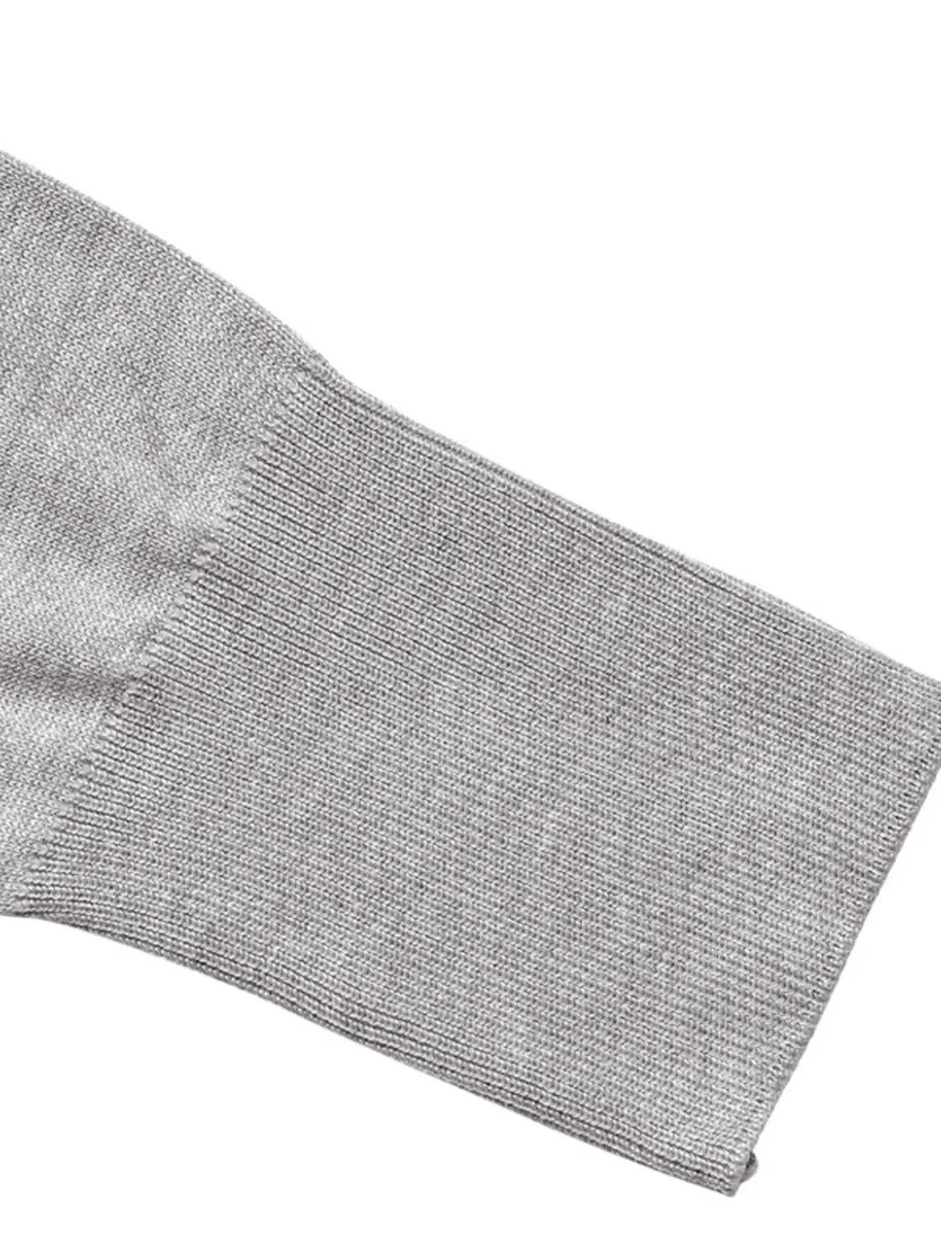 Ribbed Long Sleeve Top and Skirt Knit Set 