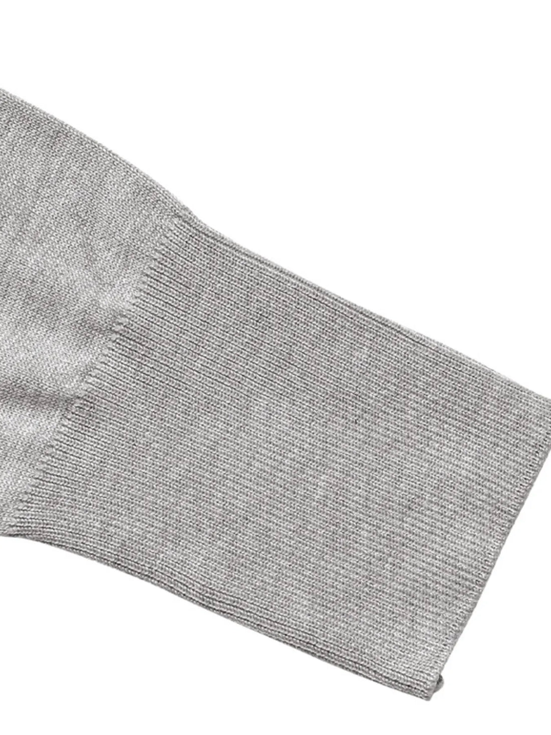 Ribbed Long Sleeve Top and Skirt Knit Set 