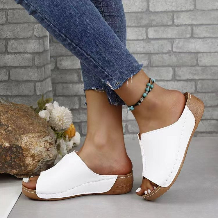 Open Toe Wedge Sandals 