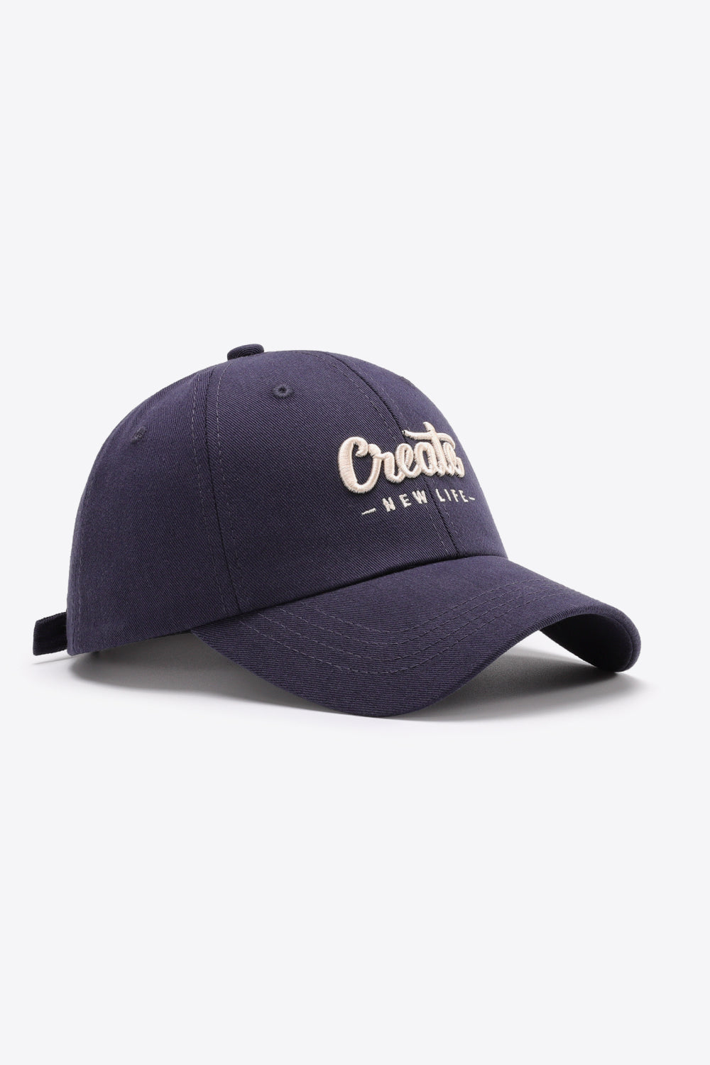 CREATE NEW LIFE Adjustable Cotton Baseball Cap 