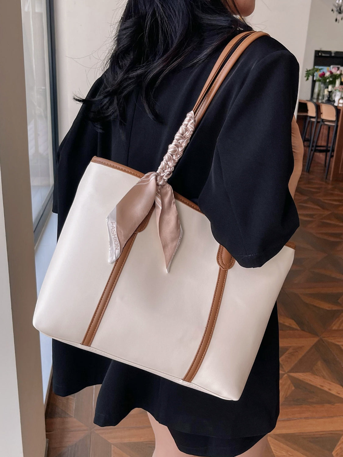 PU Leather Tote Bag 