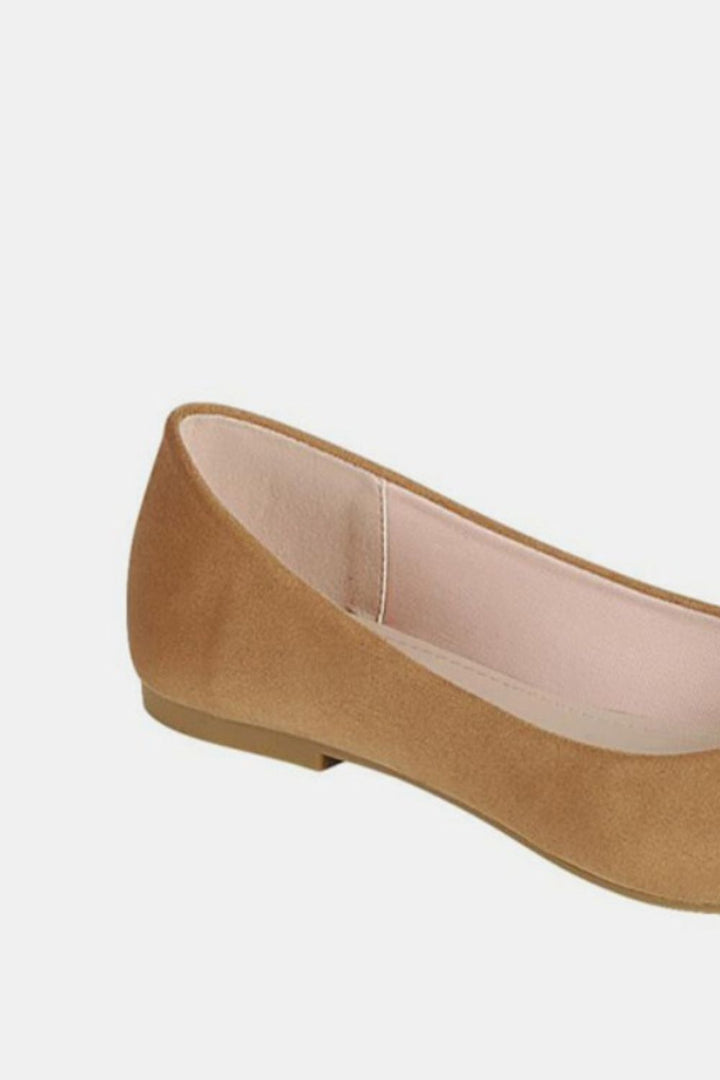 Forever Link Pointy Toe Slip On Flat Loafers 
