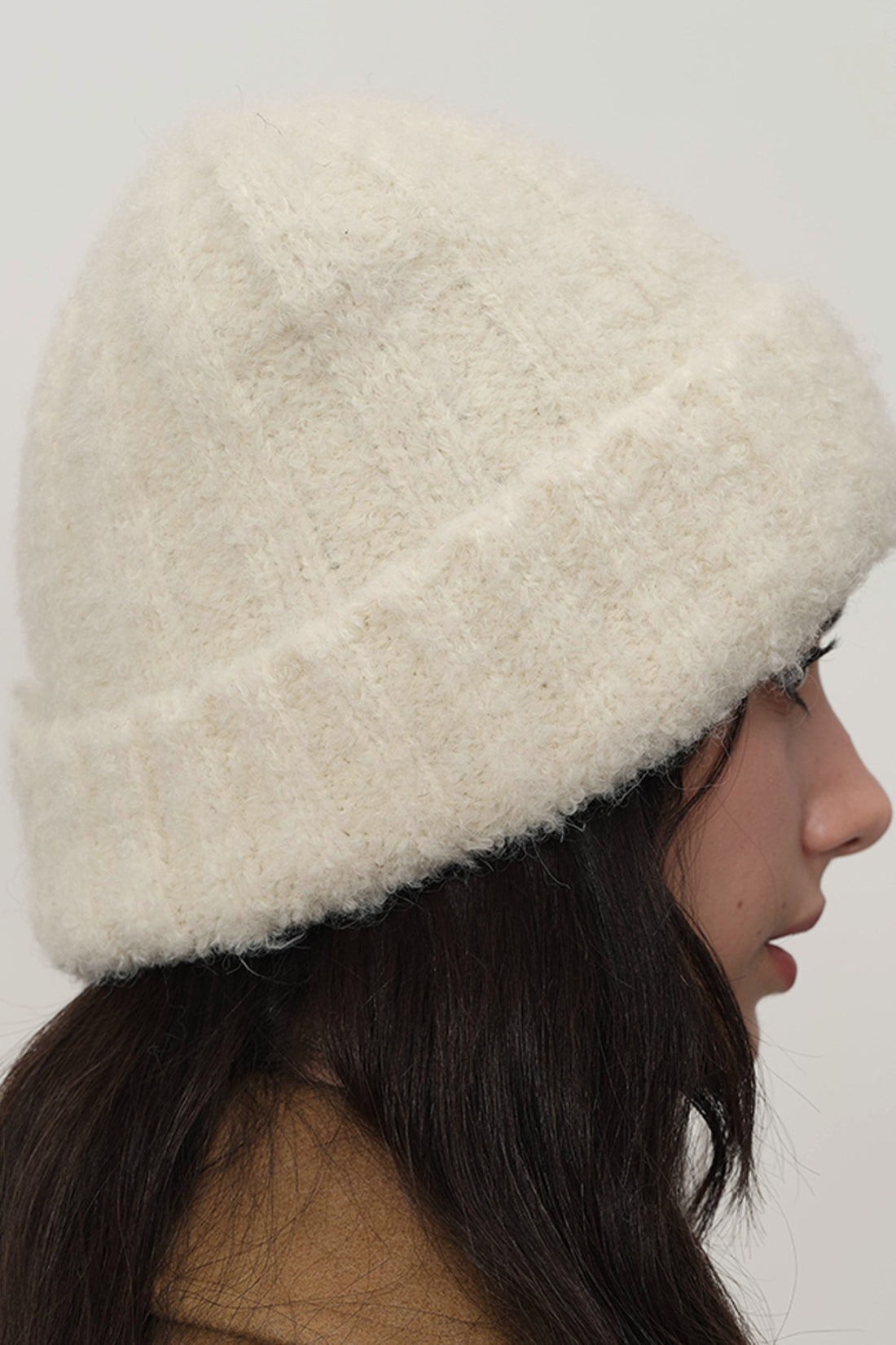 Solid Color Thermal Knit Hat 