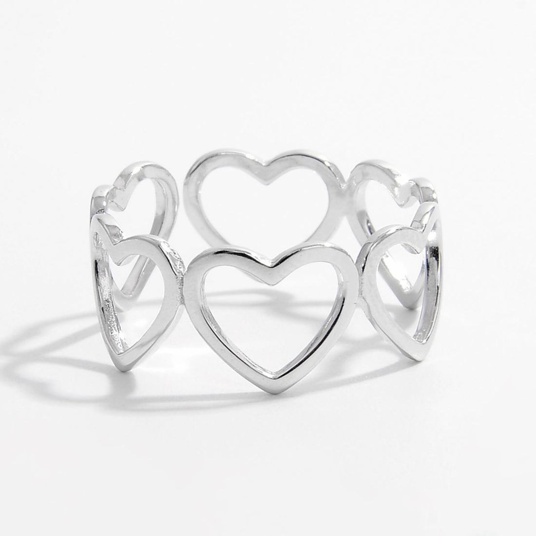 925 Sterling Silver Heart Ring 