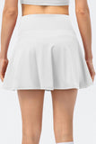 High Waist Wide Waistband Active Skirt 