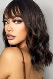 Natural Looking Synthetic Full Machine Bobo Wigs 12'' 