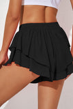 Layered Mid-Rise Waist Active Skirt 