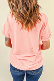 Pumpkin Graphic Round Neck Long Sleeve T-Shirt 