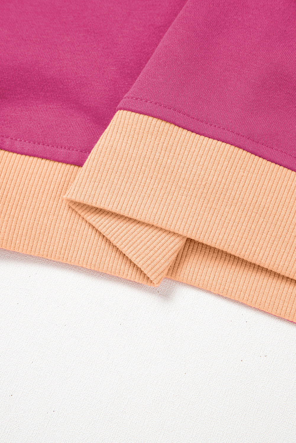 Evergreen Color Contrast Loose Pullover and Lace-up Waist Skort Set Two Piece Sets/Two Piece Dresses