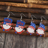 2 Pair Acrylic Gnome Earrings 