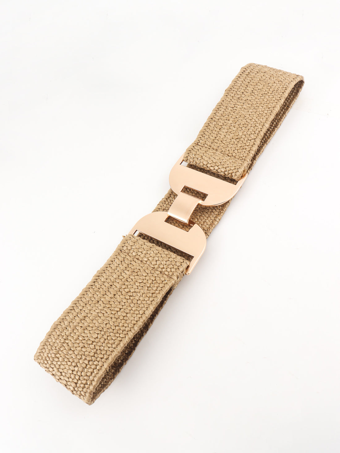 Alloy Buckle Elastic Belt 