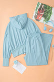 Zip-Up Hoodie and Pants Active Set 