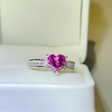 1 Carat Moissanite 925 Sterling Silver Ring 
