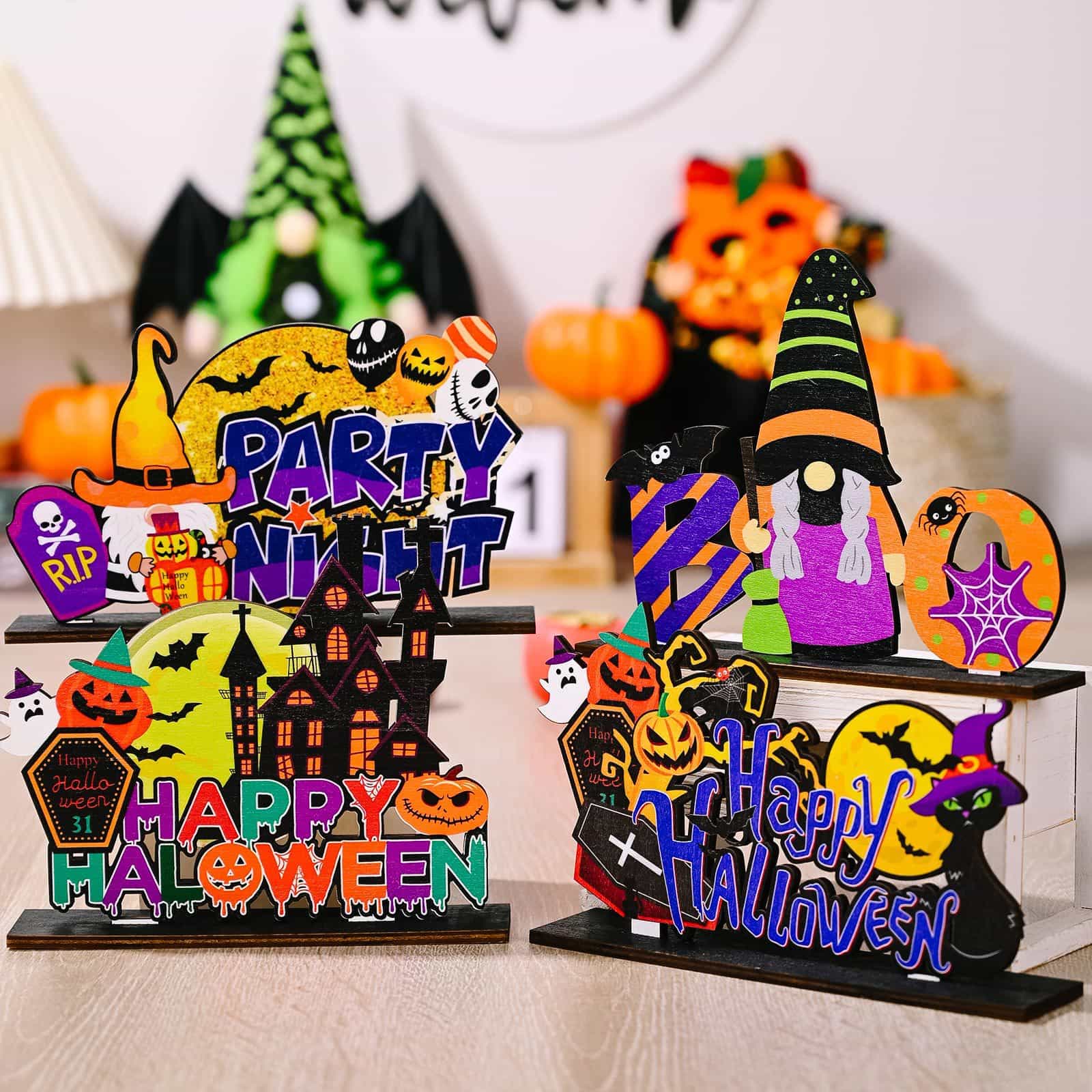 Assorted 2-Piece Halloween Element Ornaments 