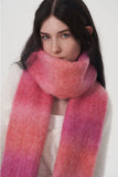 Fringe Gradient Thermal Scarf 