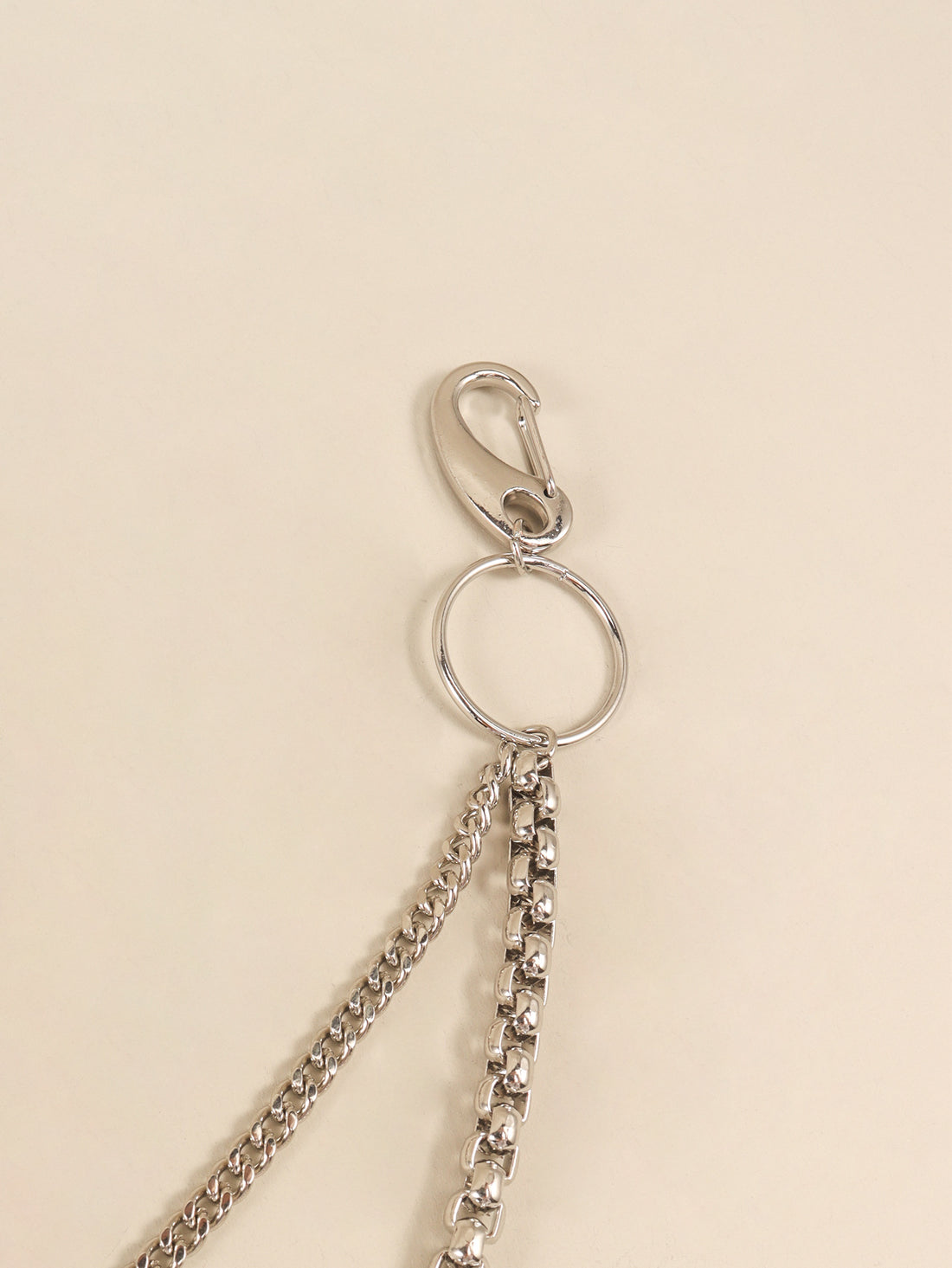 Double-Layered Metal Chain Belt 