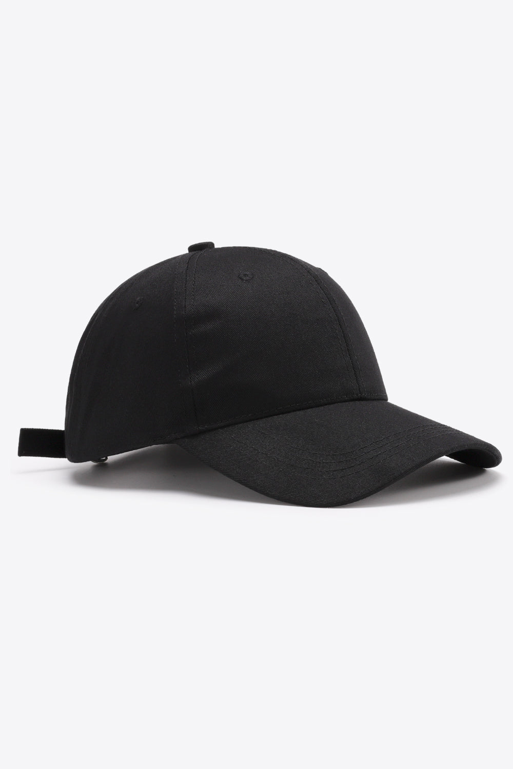 Plain Adjustable Cotton Baseball Cap 