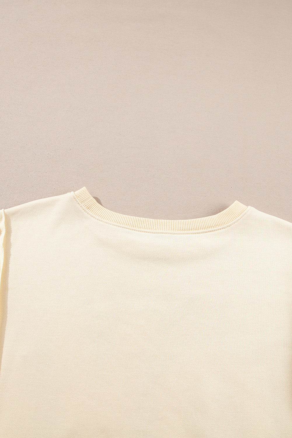 LOVE Patch Round Neck Sweater 