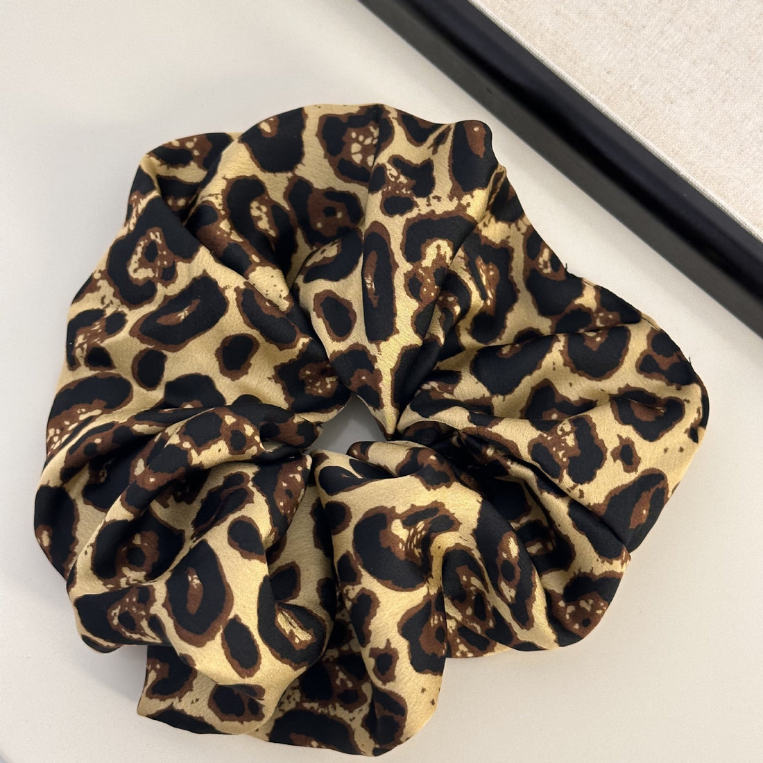 Leopard Elastic Hair Scrunchy 