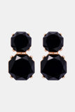 Geometrical Shape Zinc Alloy Frame Dangle Earrings 